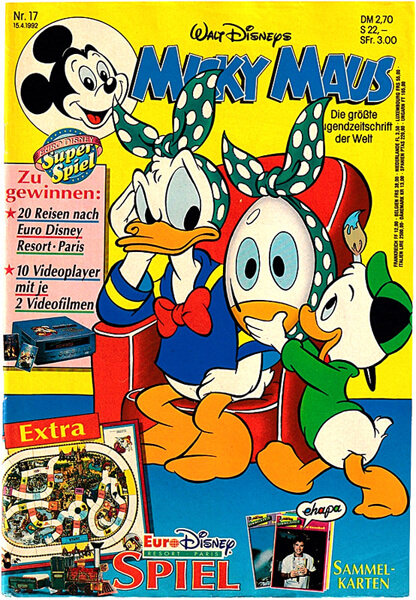 Micky Maus 17/1992 (Z: 1+)