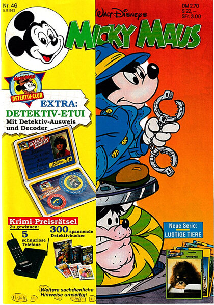 Micky Maus 46/1992 (Z: 0-1)