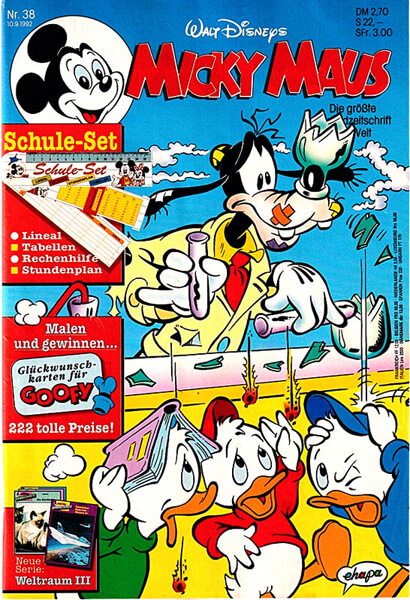 Micky Maus 38/1992 (Z: 1+)