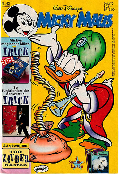 Micky Maus 43/1992 (Z: 0-1)