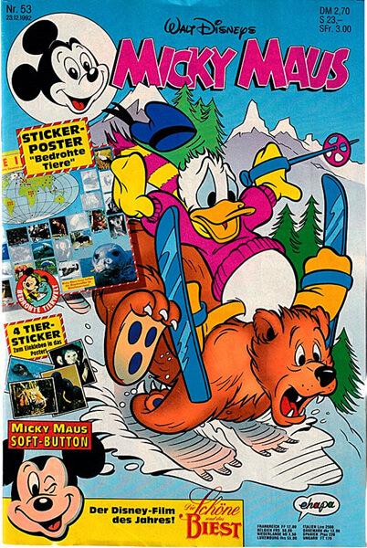 Micky Maus 53/1992 (Z: 0-1)