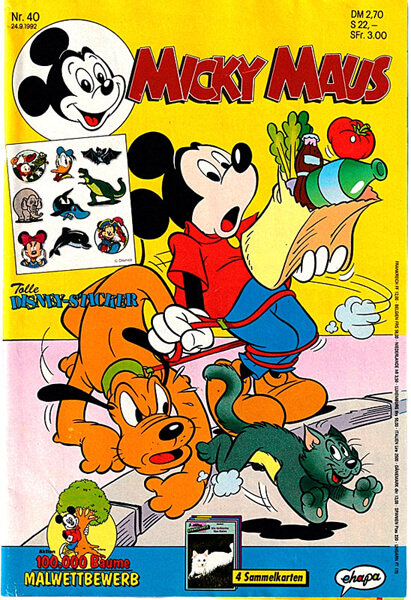 Micky Maus 40/1992 (Z: 1+)
