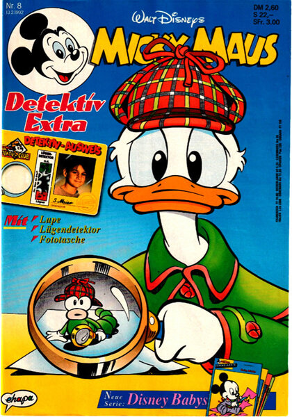 Micky Maus 8/1992 (Z: 0-1)