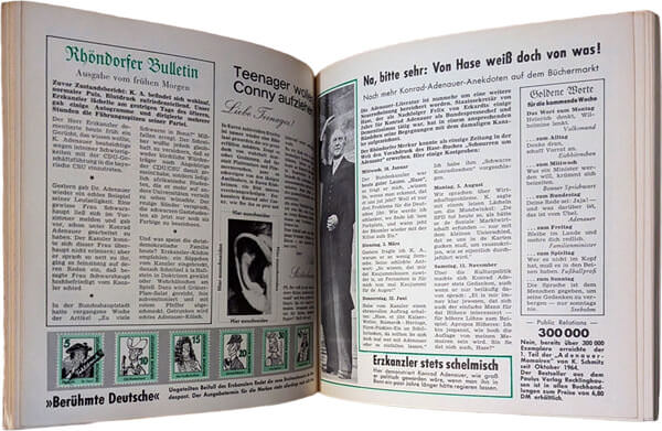 Meine Adenauer-Memoiren. Von Karlchen Schmitz - Zweiter Teil. Neue Schulaufsätze zur Gegenwartskunde