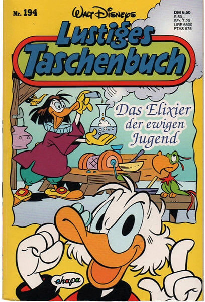 Lustiges Taschenbuch 194: Das Elixier der ewigen Jugend (Z: 1+)