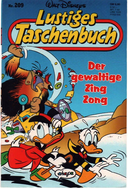 Lustiges Taschenbuch 209: Der gewaltige Zing Zong (Z: 1+)
