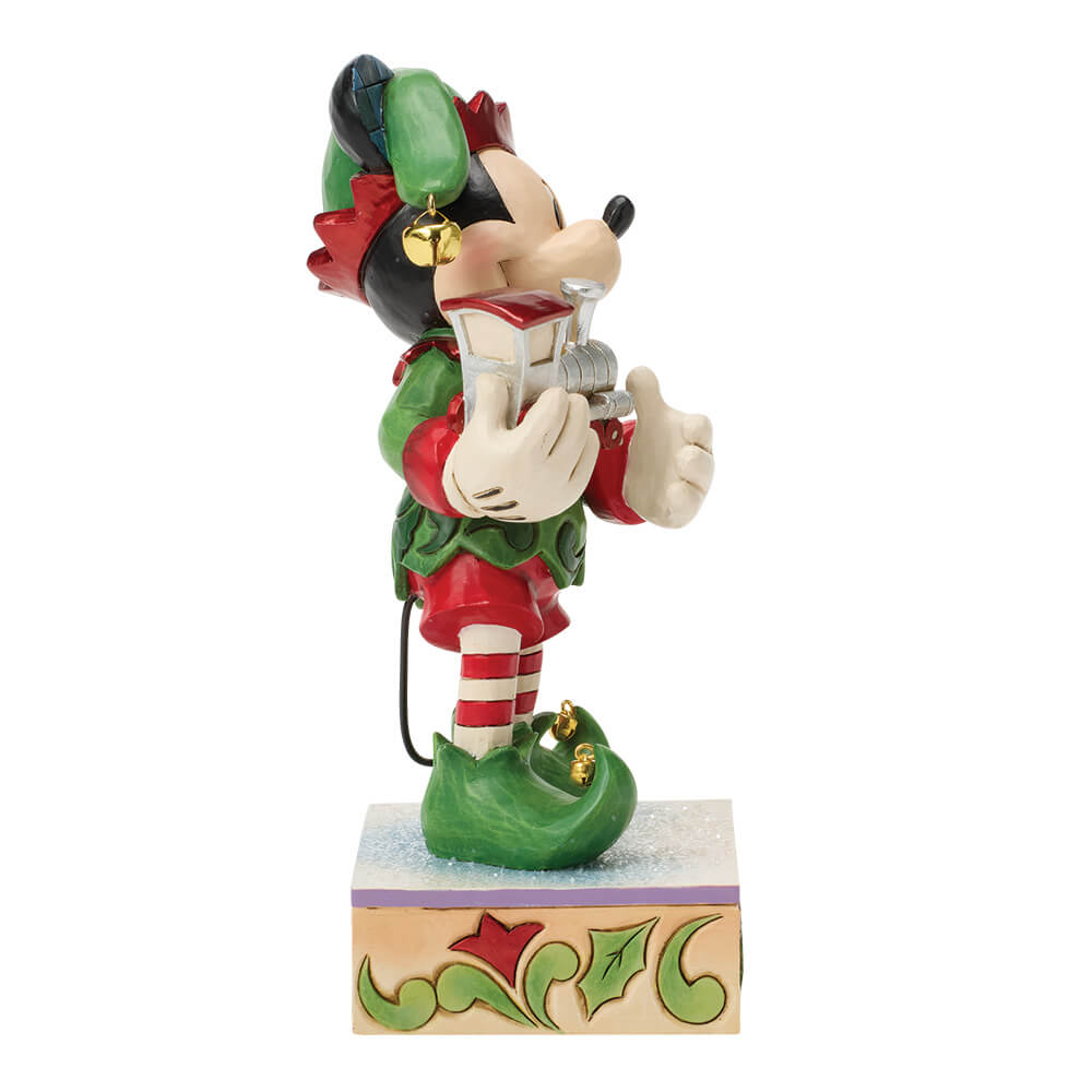 Micky Elf mit Zug: Track (DISNEY TRADITIONS BY JIM SHORE) Figur
