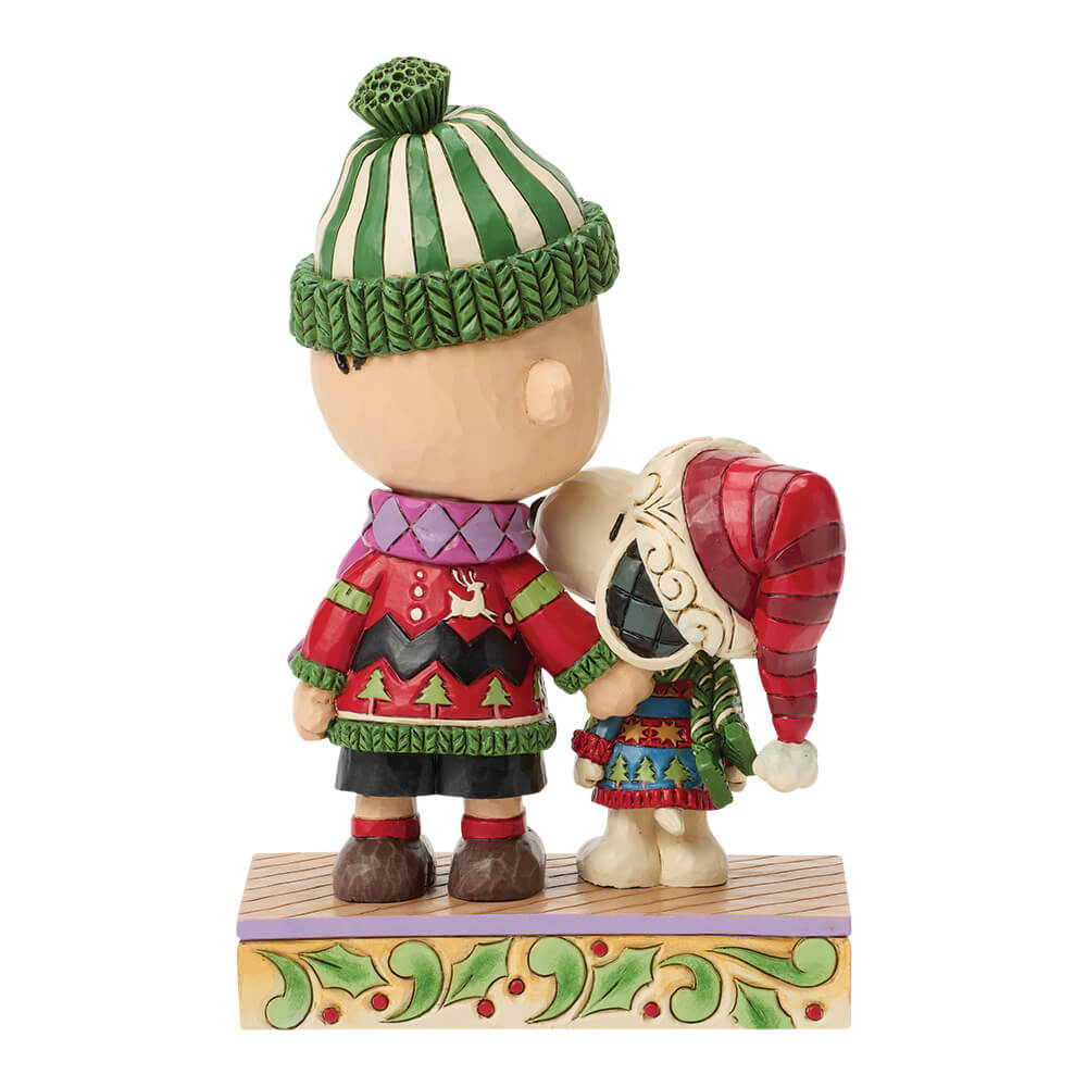 Snoopy und Charlie Weihnachtspullover (PEANUTS BY JIM SHORE) Figur