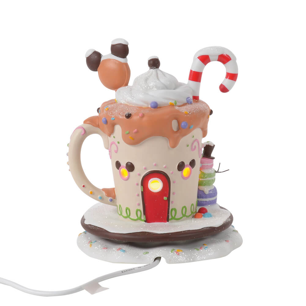 Mickys Pfefferminz Café (DISNEY VILLAGE BY D56) Figur beleuchtet USB
