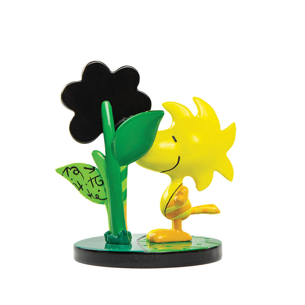 Woodstock mit Blume (PEANUTS BY ROMERO BRITTO) Figur