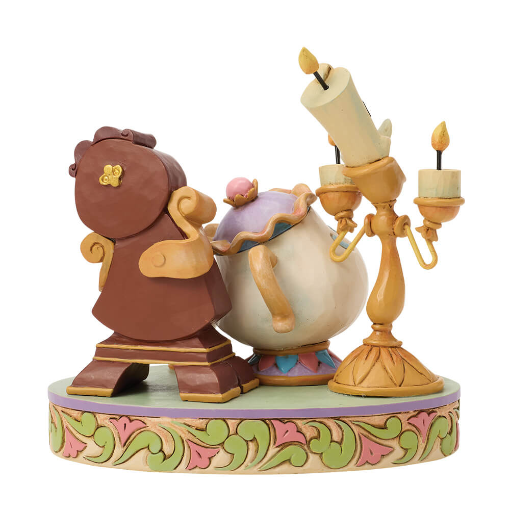 Lumiere Mrs Potts Cogsworth and Chip (DISNEY TRADITIONS BY JIM SHORE) Figure