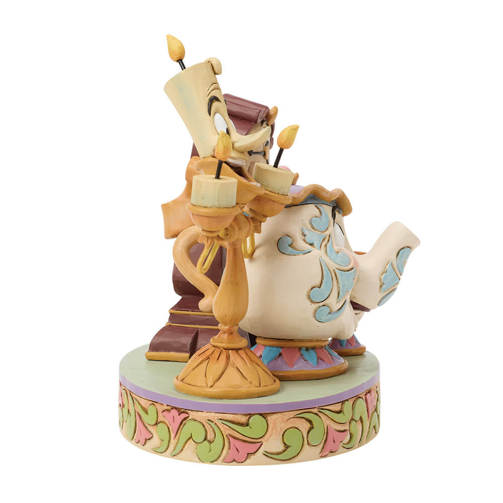 Lumiere Mrs Potts Cogsworth and Chip (DISNEY TRADITIONS BY JIM SHORE) Figure