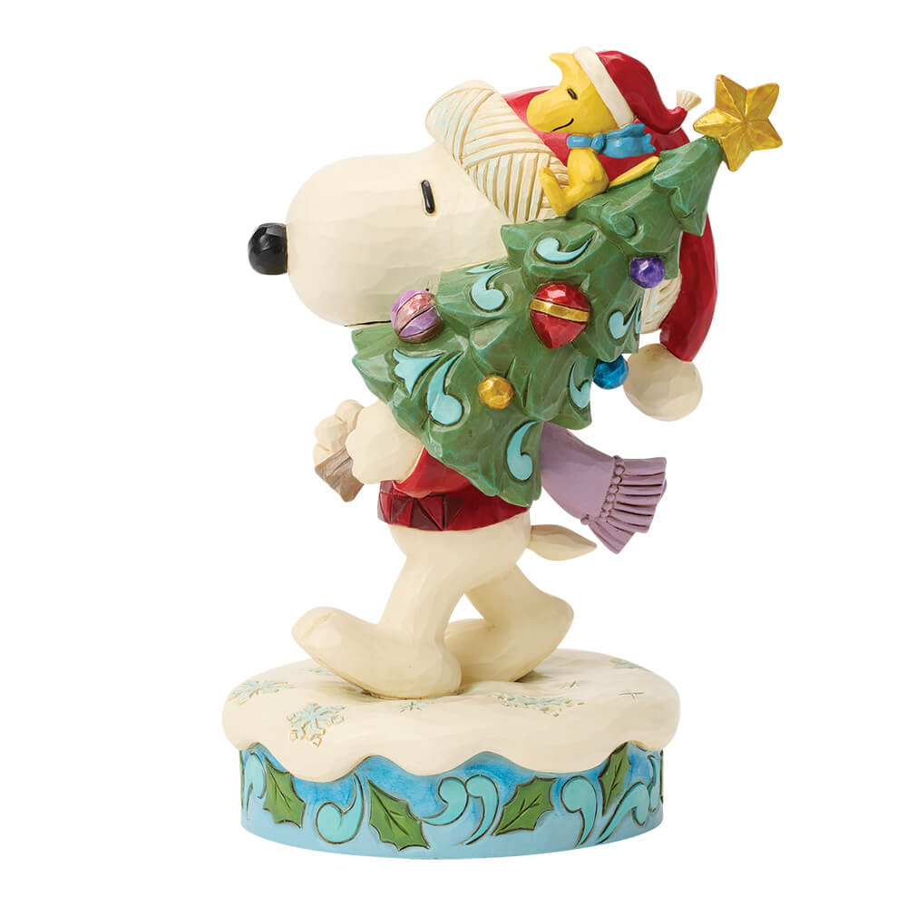 Snoopy und Woodstock mit Baum (PEANUTS BY JIM SHORE) Figur
