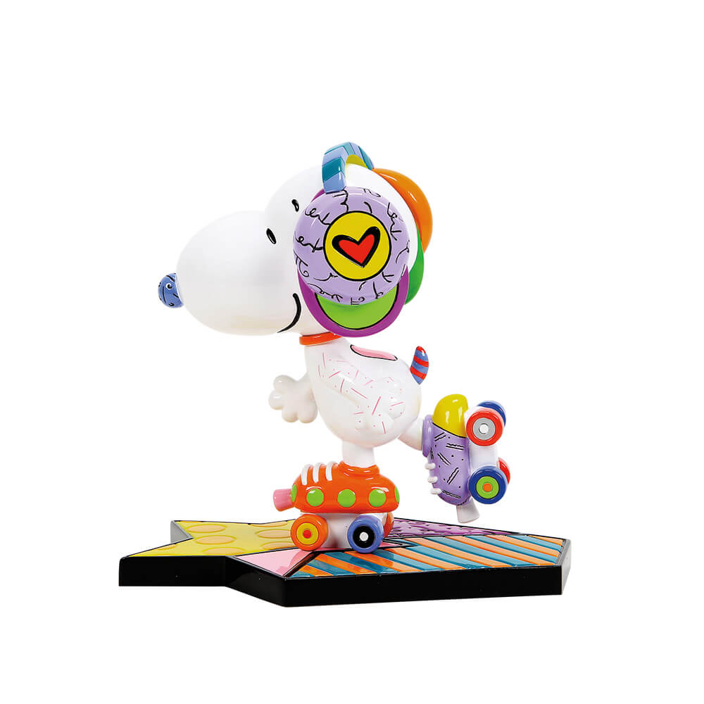 Snoopy Rollschuh (PEANUTS BY ROMERO BRITTO) Figur