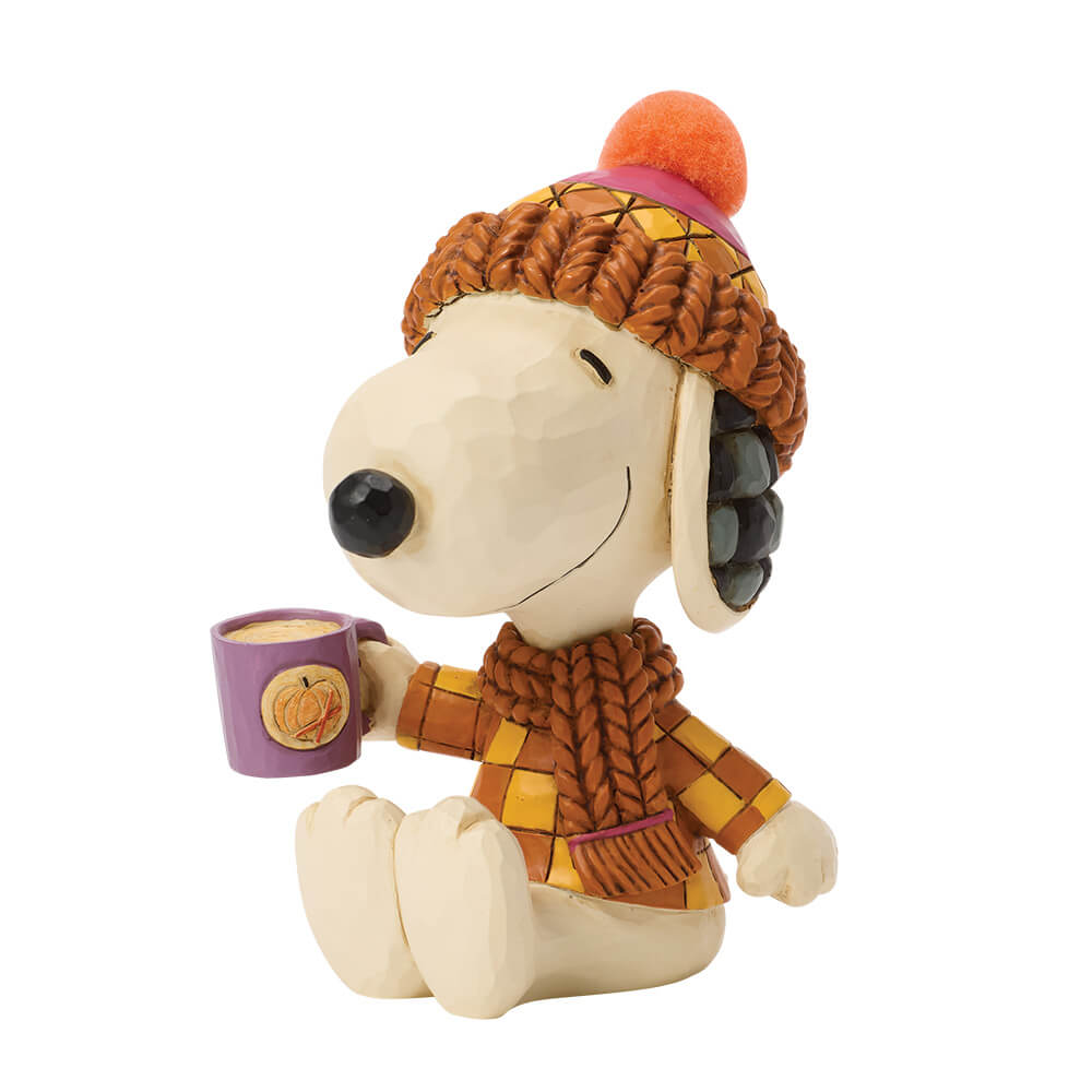 Snoopy with Mug: Taste of Fall (PEANUTS BY JIM SHORE) Figure
