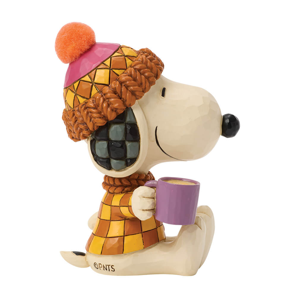 Snoopy with Mug: Taste of Fall (PEANUTS BY JIM SHORE) Figure