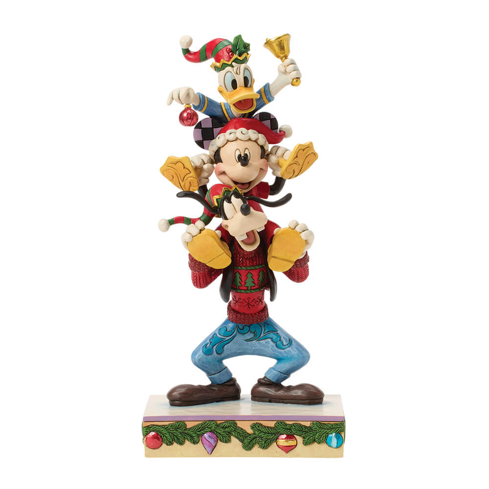 Micky, Donald und Goofy gestapelt (DISNEY TRADITIONS BY JIM SHORE) Figur