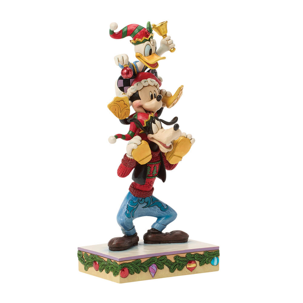 Micky, Donald und Goofy gestapelt (DISNEY TRADITIONS BY JIM SHORE) Figur