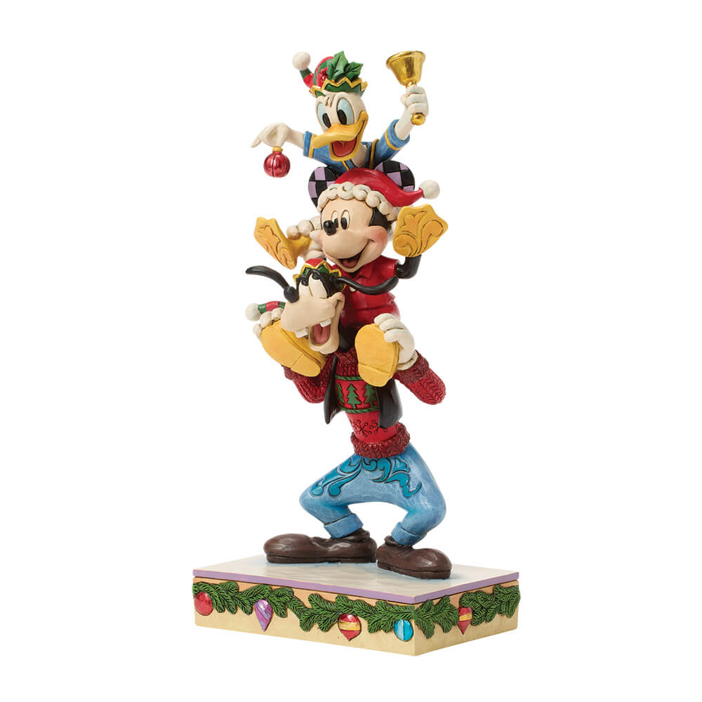 Micky, Donald und Goofy gestapelt (DISNEY TRADITIONS BY JIM SHORE) Figur