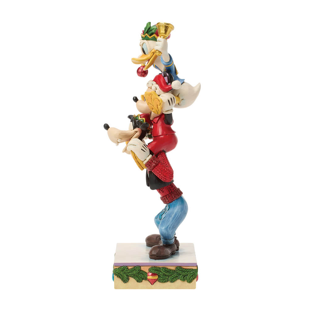 Micky, Donald und Goofy gestapelt (DISNEY TRADITIONS BY JIM SHORE) Figur