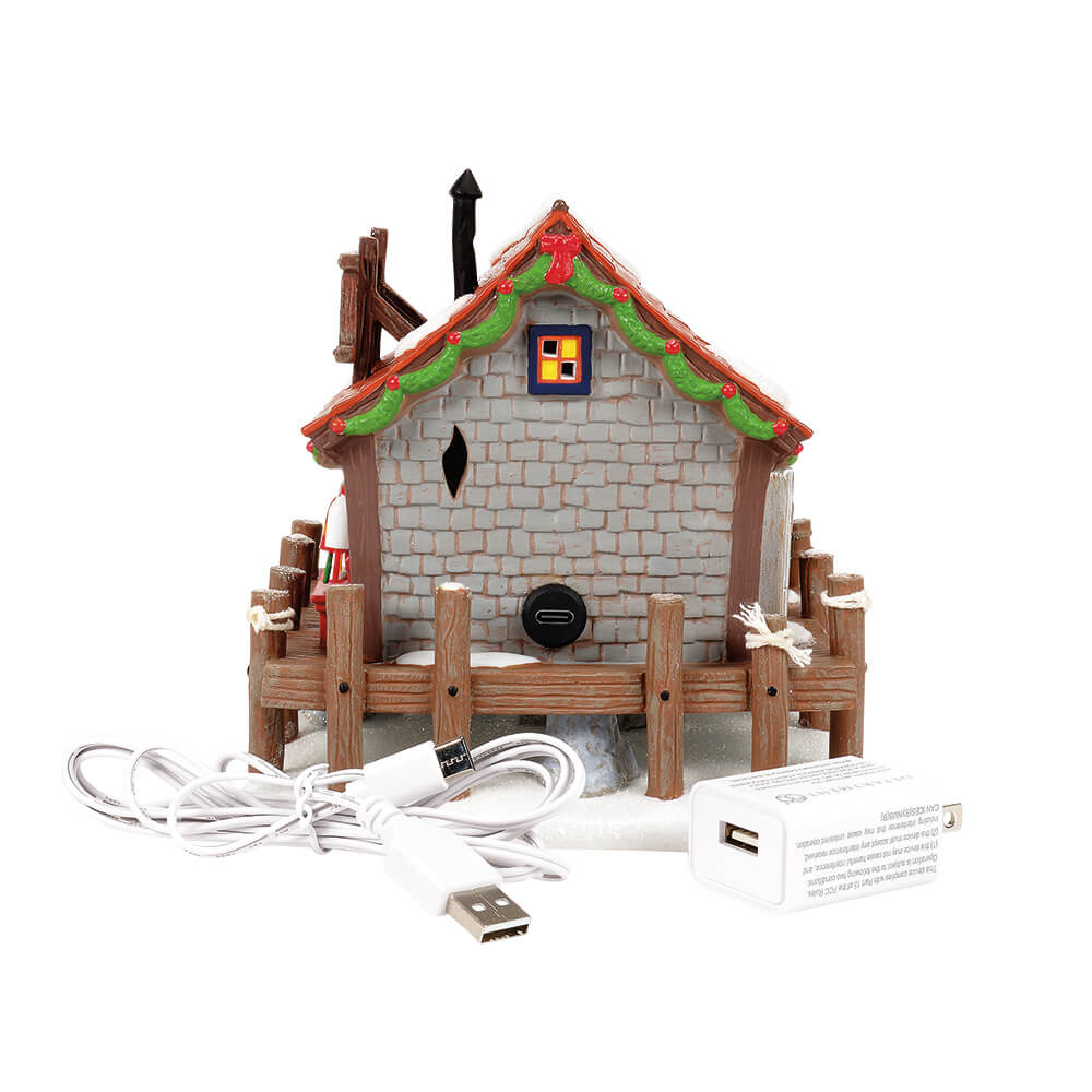 Pete's Crabby Christmas (DISNEY VILLAGE BY D56) Kater Karlo Figur beleuchtet (USB)