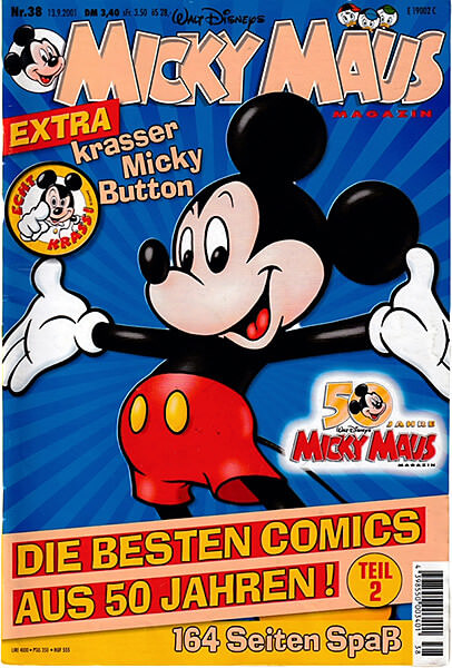 Micky Maus 38/2001 (Grade: 1-)
