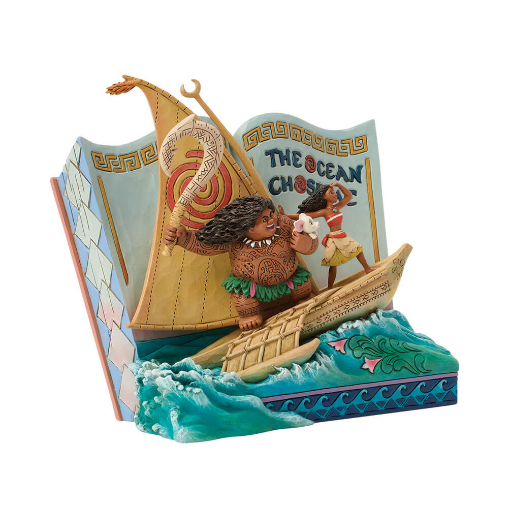 Moana Storybook " Der Ozean hat mich ausgewählt" (DISNEY TRADITIONS BY JIM SHORE) Figur