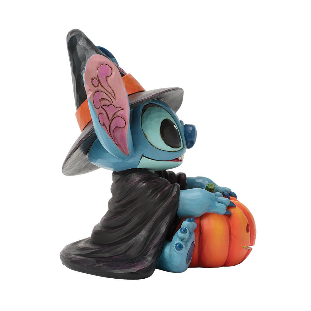 Stitch Hexe mit Kürbislaterne (DISNEY TRADITIONS BY JIM SHORE) Figur