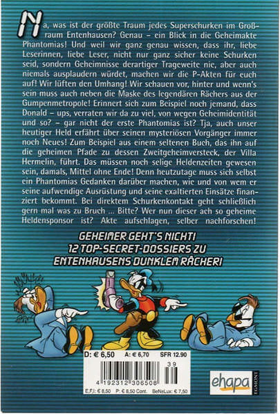 Lustiges Taschenbuch Enten-Edition 39: Geheimakte Phantomias (Z: 0-1)
