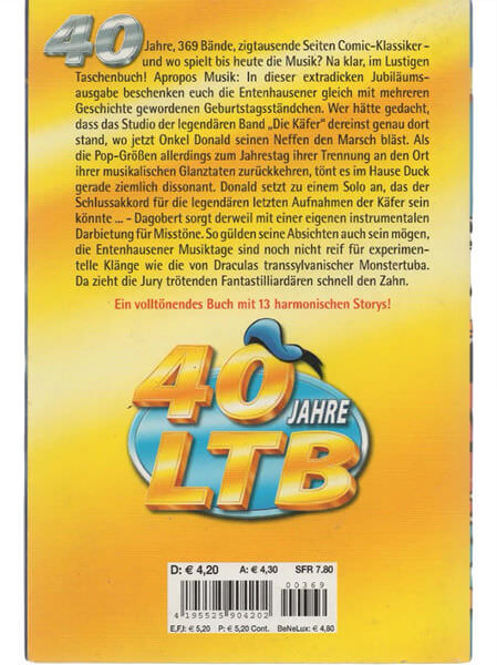 Lustiges Taschenbuch 369 (Goldcover): 40 Jahre Lustiges Taschenbuch (Z: 1+)