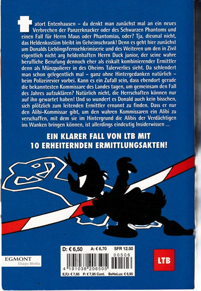 Lustiges Taschenbuch 506: Tatort Entenhausen (Z: 1-)