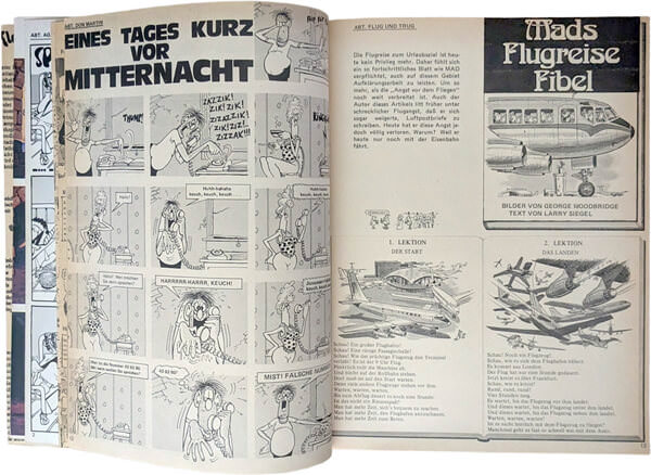 Deutsches MAD. Das verrückteste Magazin der Welt (Sammelband Zweitausendeins, Einband orange) (Z: 3-)