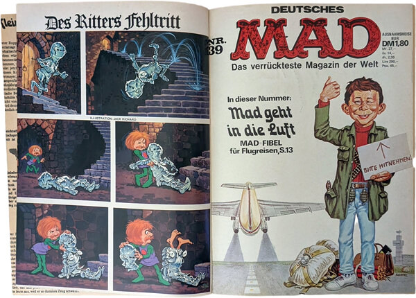 Deutsches MAD. Das verrückteste Magazin der Welt (Sammelband Zweitausendeins, Einband orange) (Z: 3-)