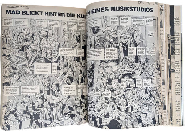 Deutsches MAD. Das verrückteste Magazin der Welt (Sammelband Zweitausendeins, Einband orange) (Z: 3-)