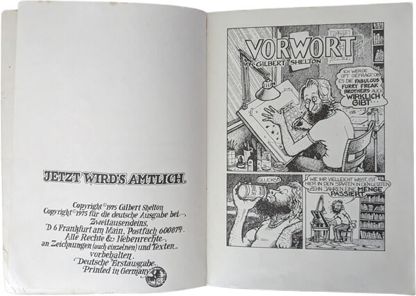 Die 128 Seiten der Fabulous Furry Freak Brothers / Wonder Wart-Hog (Doppelband, Zweitausendeins) (Z: 2)