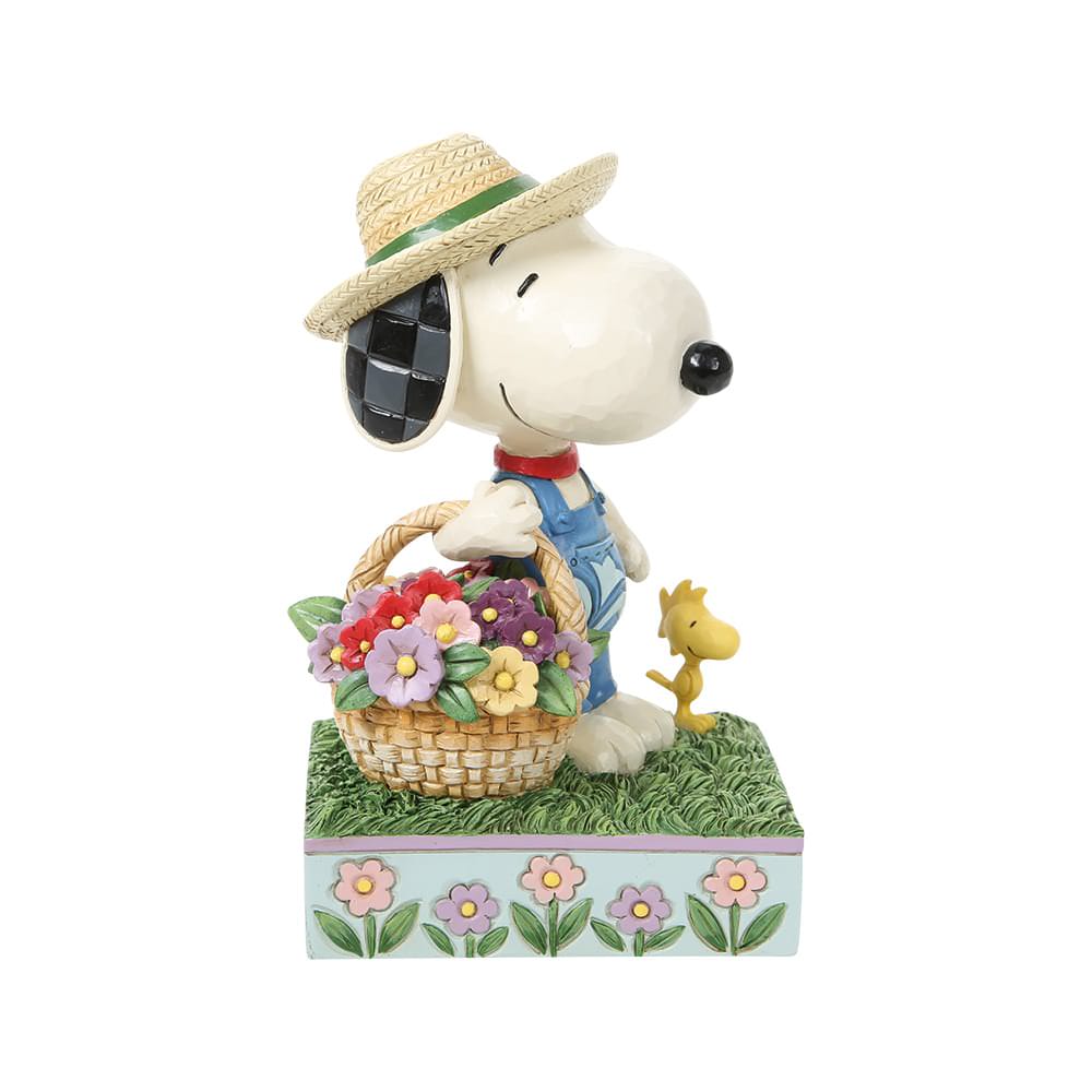 Snoopy Flower Basket (PEANUTS BY JIM SHORE) Figur
