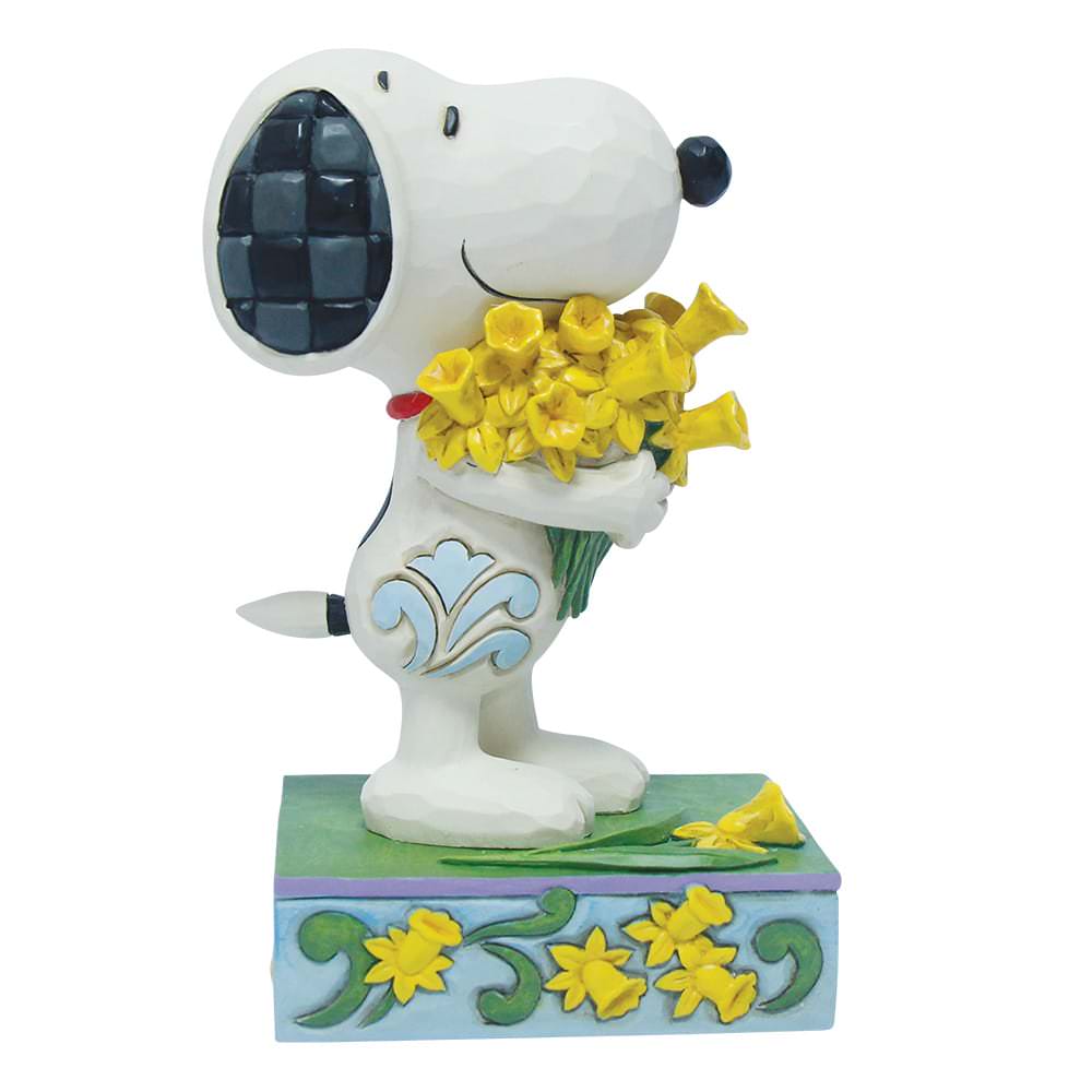 Snoopy with Daffodils
