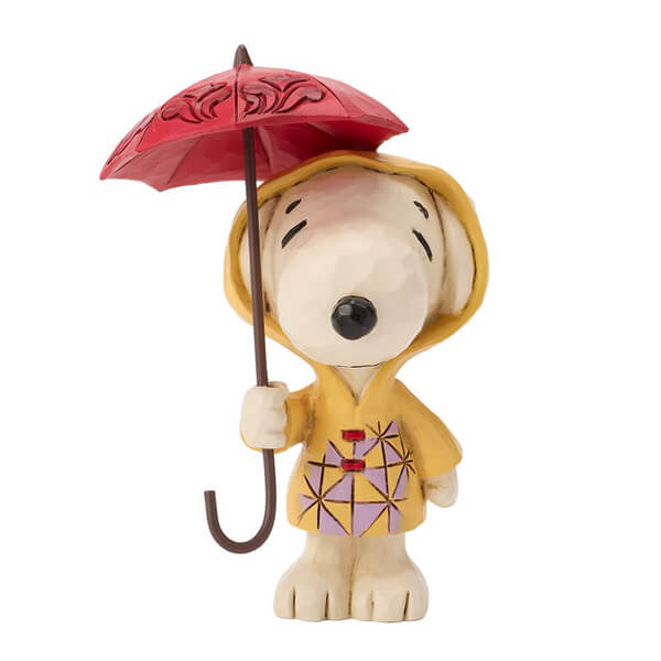 Snoopy In Raincoat (PEANUTS BY JIM SHORE) Figur