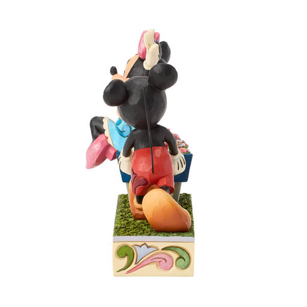 Micky Minnie Wheelbarrow (DISNEY TRADITIONS BY JIM SHORE) Figur