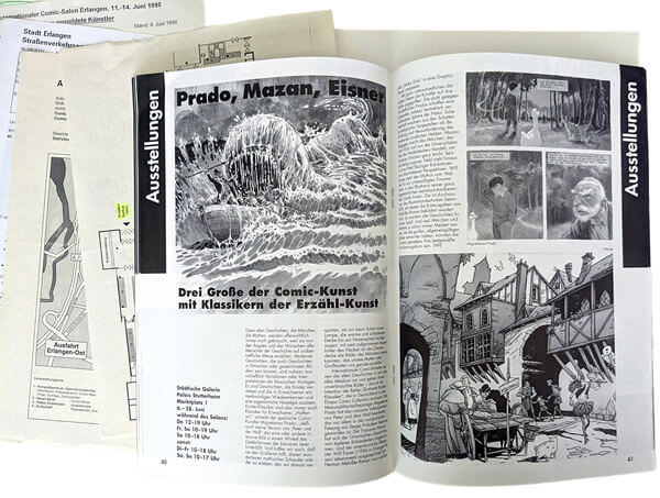 Mappe 8. Internationaler Comic Salon Erlangen 11.-14. Juni 1998