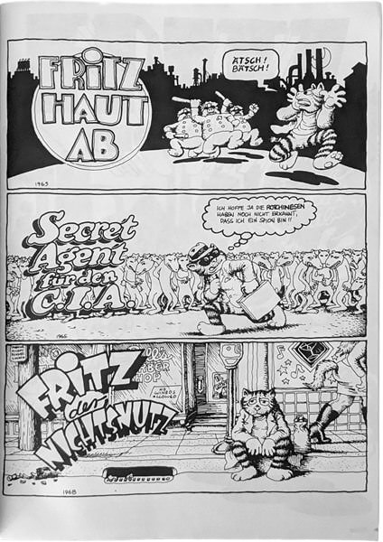 R. Crumb's Fritz the Cat in deutscher Sprache (Brumm Comix) (Z: 1-2)