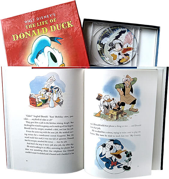 The Life of Donald Duck (Deluxe-Box mit Buch und CD. Applewood 1994)