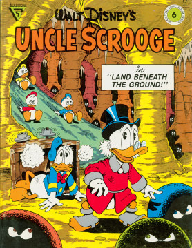 Gladstone Comic Album 6: Uncle Scrooge in Land Beneath the Ground! (near mint NM) 