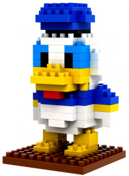 Donald Duck Nanoblock 3D-Puzzle (100 pcs.)