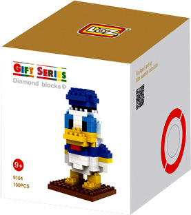 Donald Duck Nanoblock 3D-Puzzle (100 pcs.)