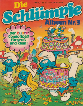 Die Schlümpfe Album Nr. 3: Schlumpfinchen (fine FN) (Grade: 1-2)