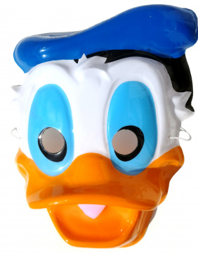 5 Donald Duck Gesichtsmasken (Kinder)
