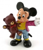 Micky Classic with Teddy BULLY small figure (metallic) 6cm