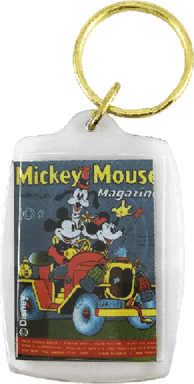 Key Ring Comic Book Cover "Mickey Mouse Magazine V2#11"