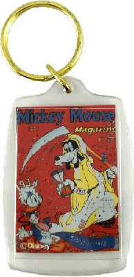 Schlüsselanhänger Comic-Heftcover "Mickey Mouse Magazine V3#4: Spirit of 1938"